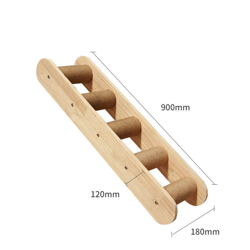 Wall-Mounted Cat Climbing Frame – Fun for Your Kitty