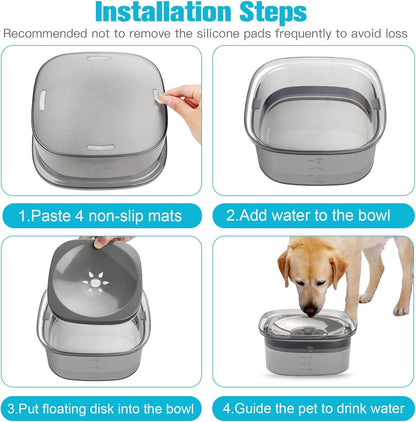 Travel-Friendly Dog Water Bowl – Large 2L Capacity