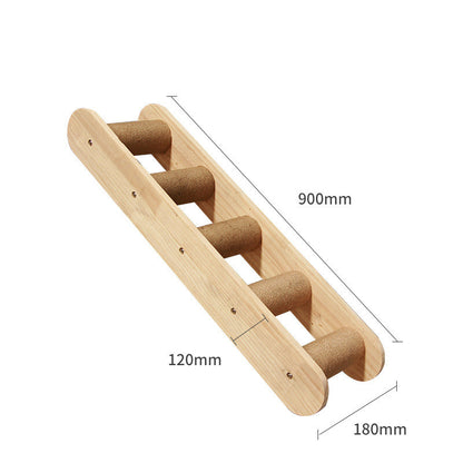 Wall-Mounted Cat Climbing Frame – Fun for Your Kitty