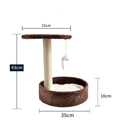 Happy Cat Climbing Tree with Integrated Litter Area