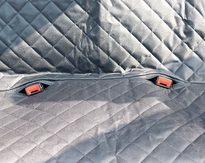 Comfy Dog Car Seat Cover with Mesh View
