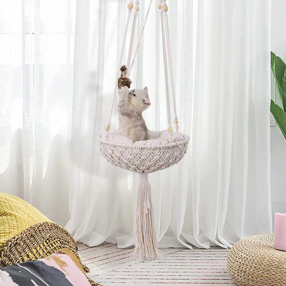 Cozy Cat Hammock Swing – Perfect Feline Relaxation Spot