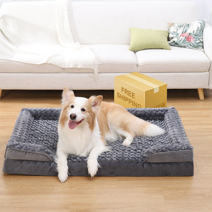 Luxury Pet Bed – Orthopedic, Washable, Chew-Proof Design
