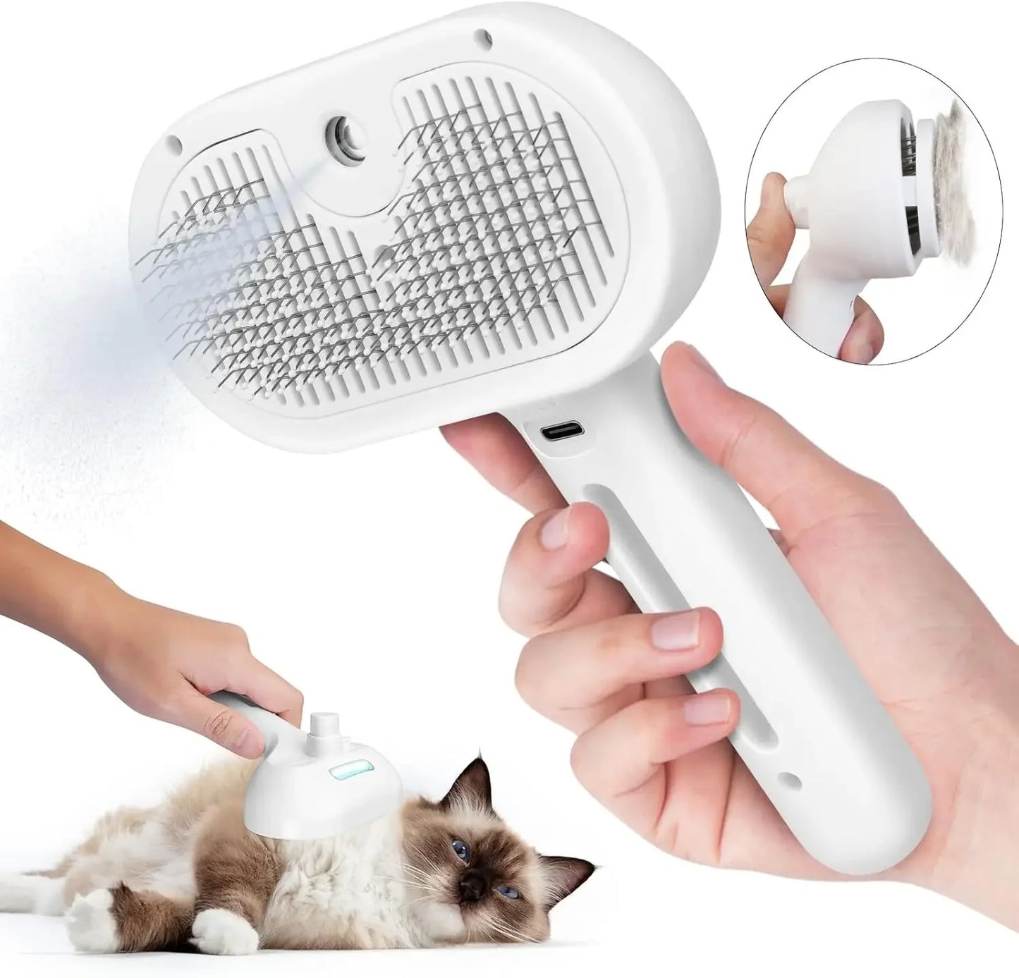 FurryFresh Spray Comb – Easy Grooming for Cats & Dogs!
