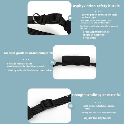 Pet Safety First – Smart Silicone Tracking Collar