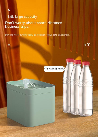Crystal Clean Cat Fountain – Fresh Water Anytime