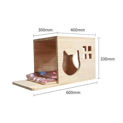 Wall-Mounted Cat Climbing Frame – Fun for Your Kitty