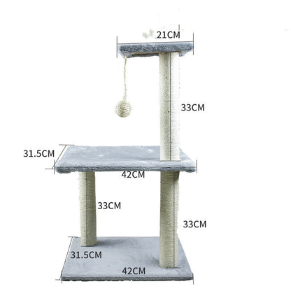 Happy Cat Climbing Tree with Integrated Litter Area