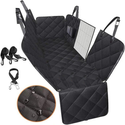Comfy Dog Car Seat Cover with Mesh View